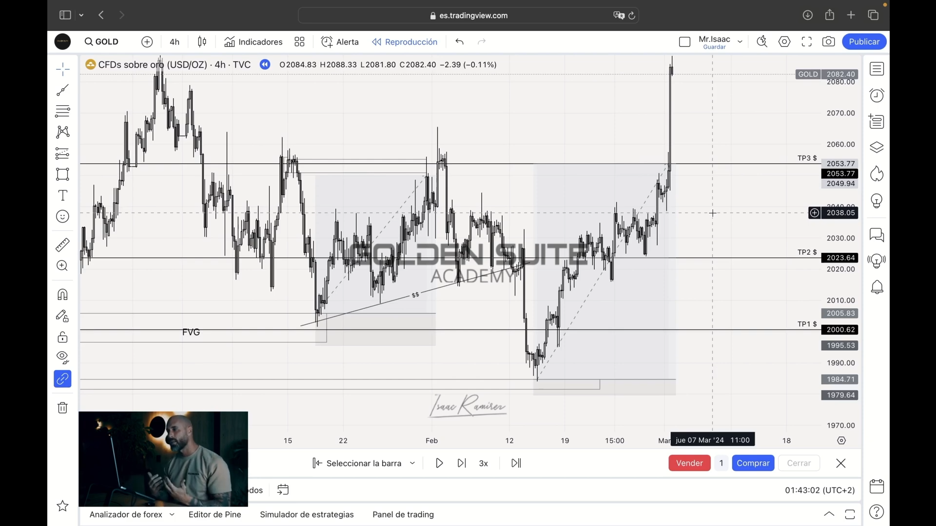 Curso Mr Isaac Ramírez 2024 - Golden Suite Academy Advance 📘📈