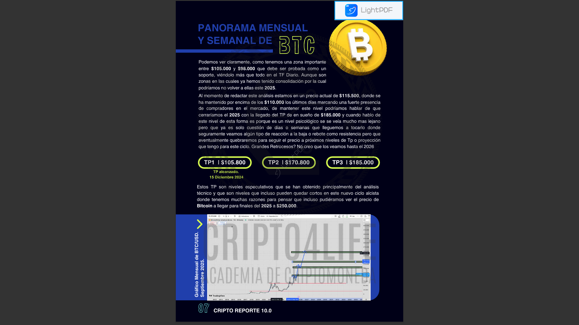 Criptoreporte 10.0 PDF (Septiembre 2025) - Emile Trader 📘📈