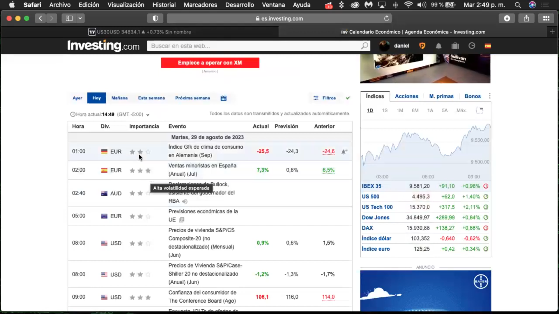 Curso Daniel Gómez - Trading Matemático (2025/2026) 📘📈