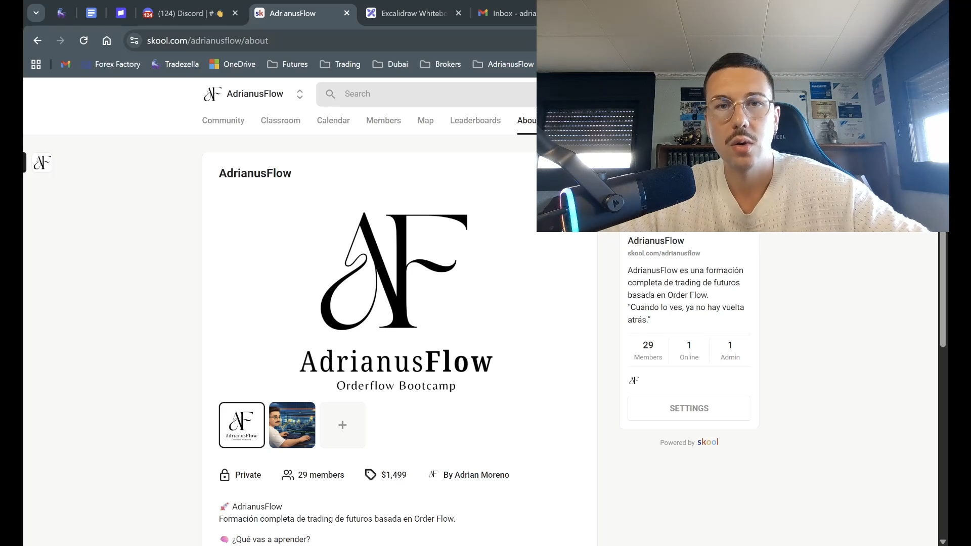 Curso AdrianusFlow 1.0 2026 - Adrián Moreno 📕📈
