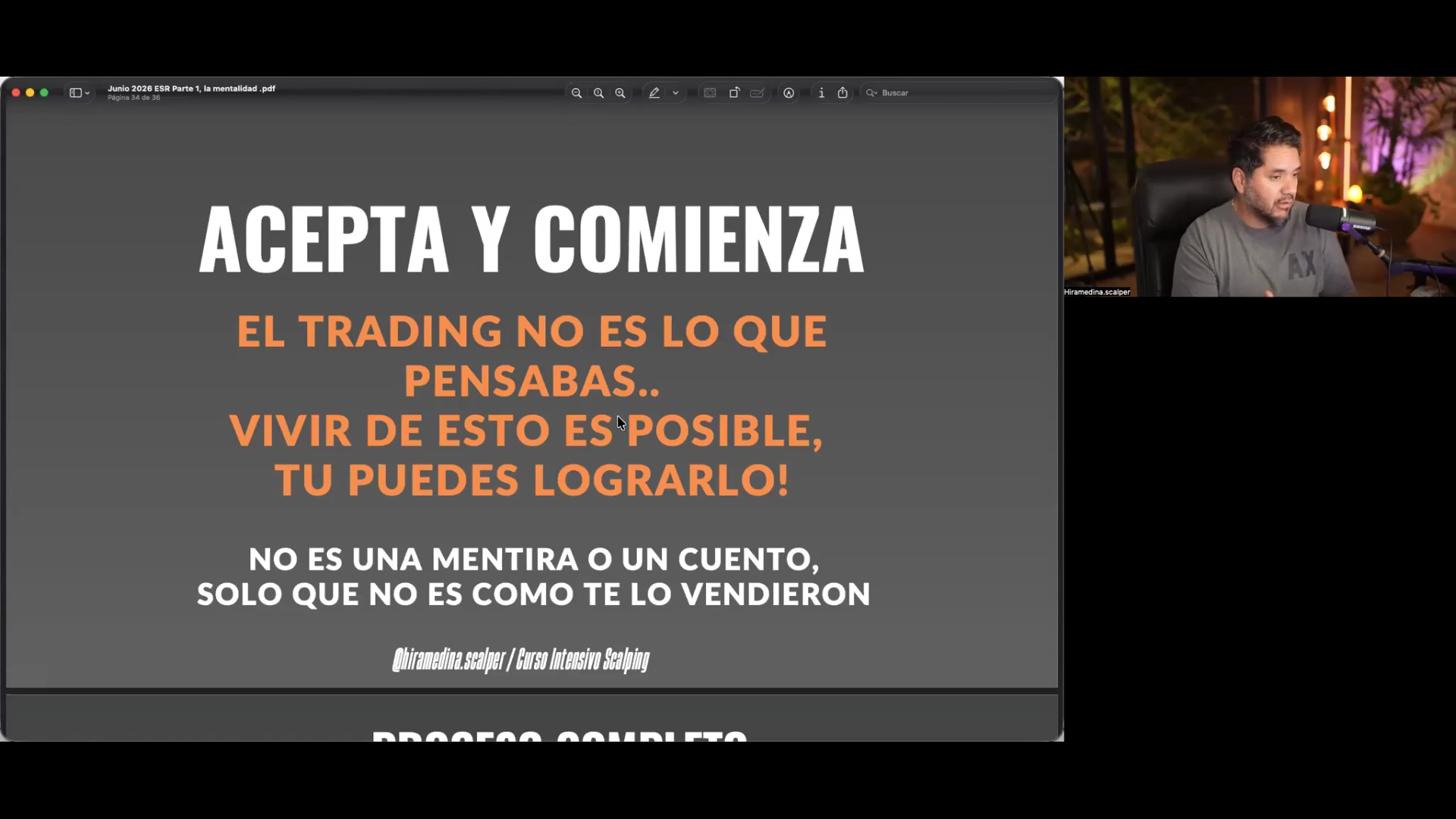 Curso Hiram Medina - Retiro Intensivo de Trading ESR2 (Junio 2026) 📙📈