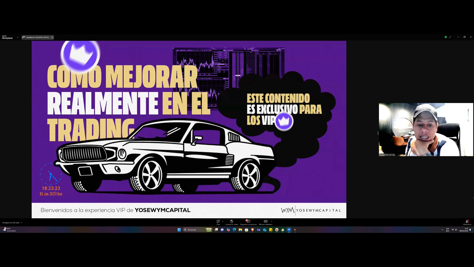 Masterclass Cómo Mejorar Realmente en el Trading (Enero 2025) - Yosewym 📗📈