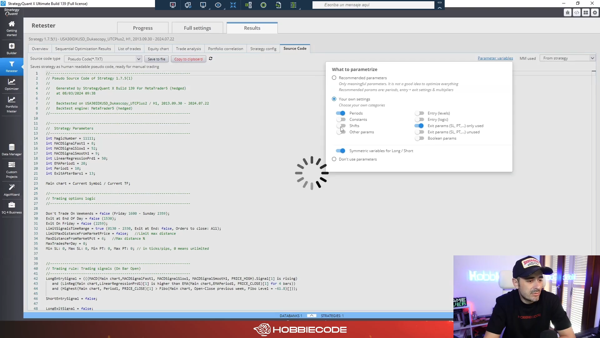 Curso HobbieCode Academia Trading Cuantitativo 2024 + Regalo Academia Trading Cuantitativo 2022 📘📈