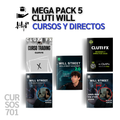 Mega Pack 5 Cursos Will Street Academy y ClutiFx - Guillem Bordas y Carles Clotet 📘📈