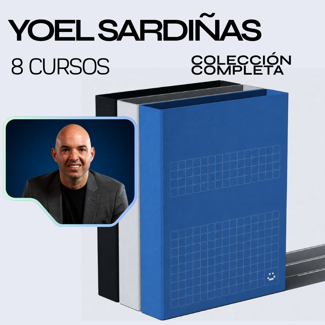 Colección 8 cursos de inversión en bolsa Investep Academy de Yoel Sardiñas